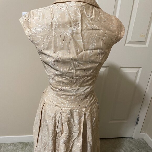 Liz Clairborne | Vintage Style Tea Length Dress - Picture 3 of 5